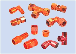 Brass Flare Ferrule Fittings Copper Fittings